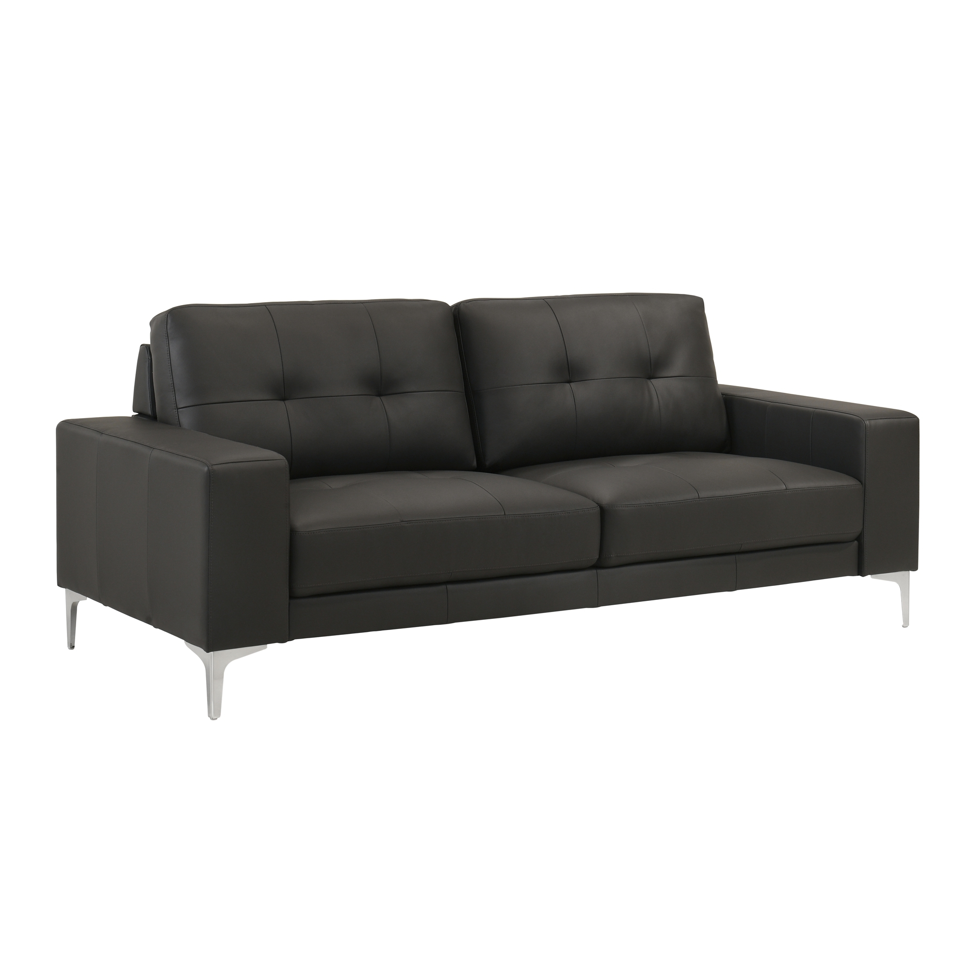 Armen Living Faelin 2-pc. Top-Grain Leather Living Room Set