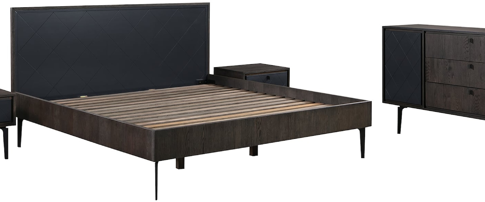 Contemporary 4-Piece Queen Bedroom Set