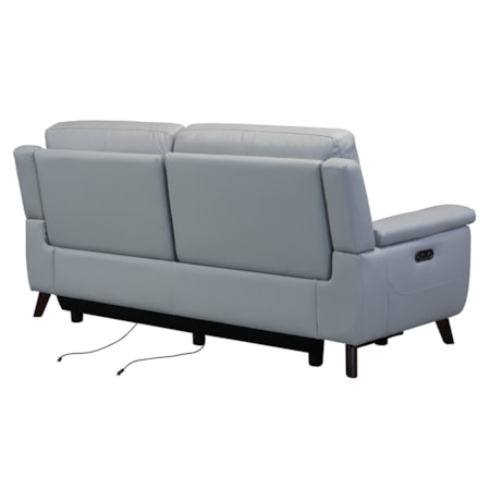 Gray Leather Living Room Set