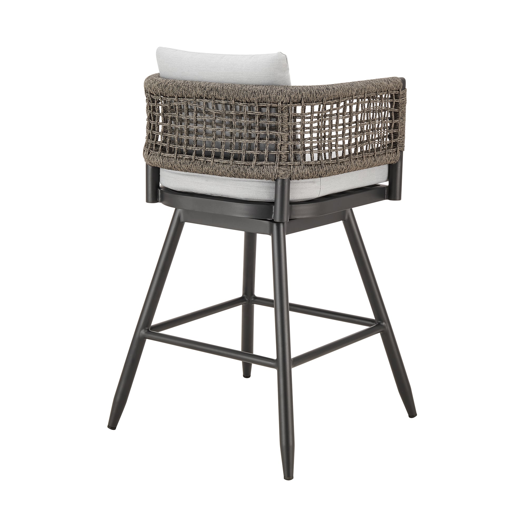 Armen Living Alegria Outdoor Swivel Counter Stool