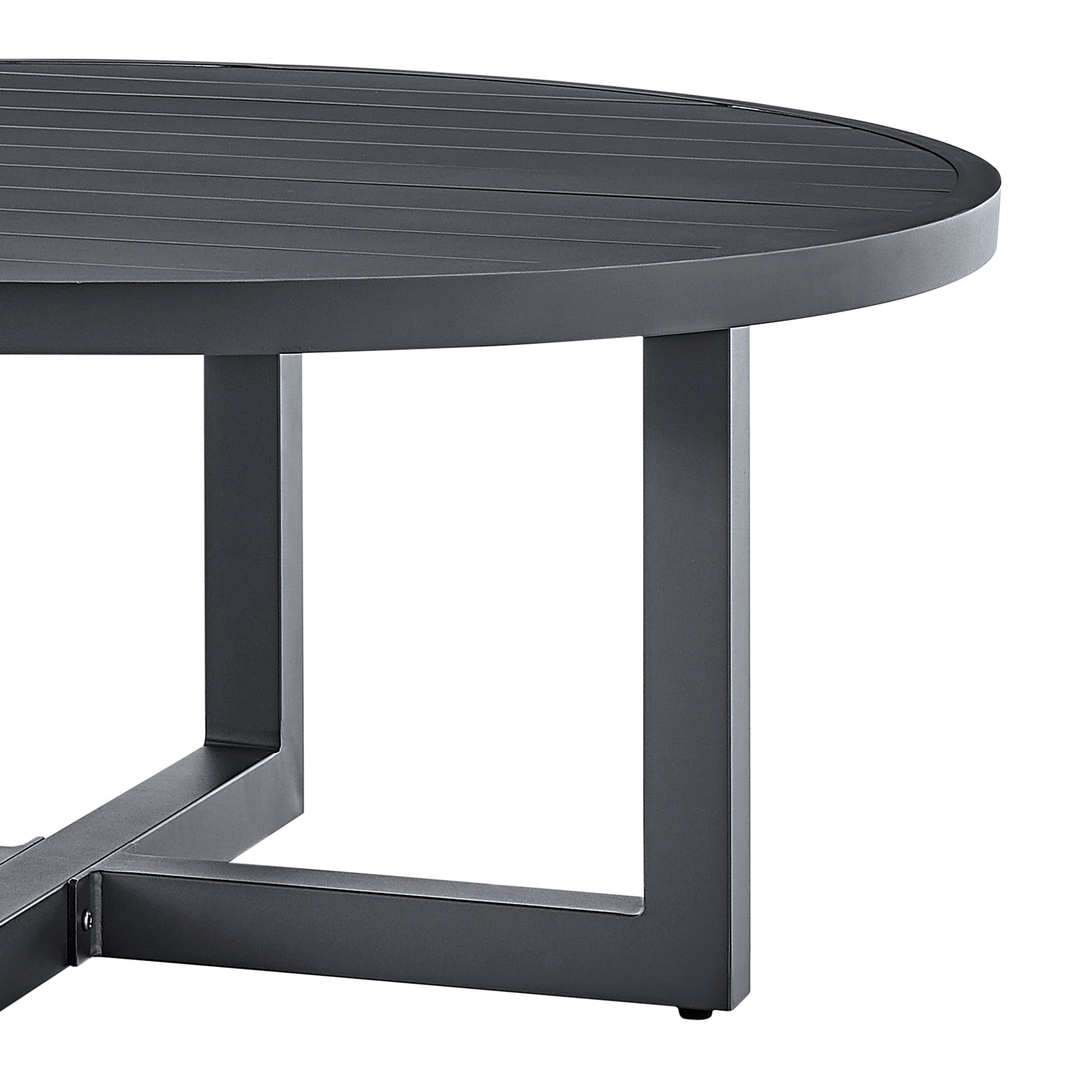 Armen Living Menorca 42" Round Outdoor Coffee Table