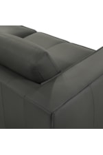 Armen Living Clayton Modern Casual 76" Robust Track-Arm Loveseat