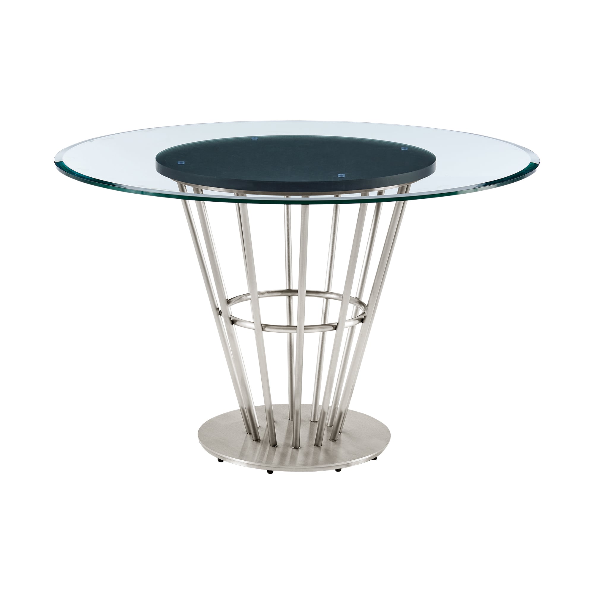 Armen Living Veronica / Shannon 5-Piece Round Dining Table Set