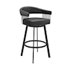 Armen Living Bronson Counter-Height Swivel Stool