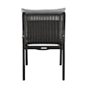 Armen Living Grand Set of 2 Outdoor Dining Chairs