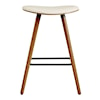 Armen Living Piper  26" Counter Height Backless Bar Stool