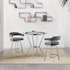 Armen Living Naomi & Chelsea 3 PC Dining Set