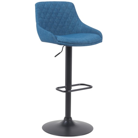 Upholstered Adjustable Swivel Barstool