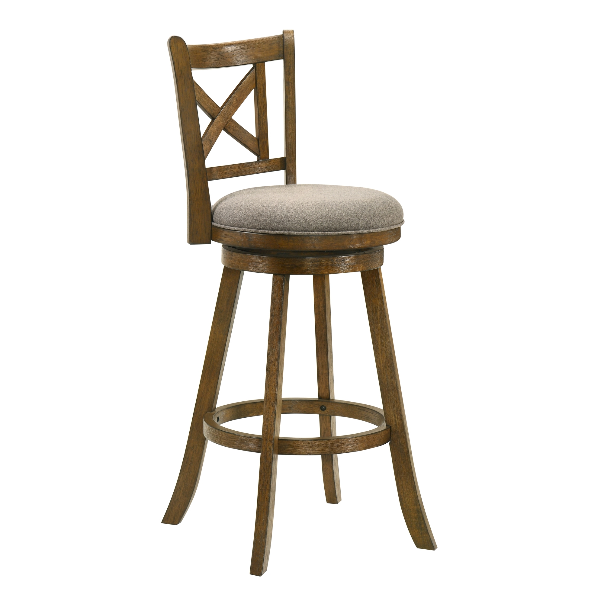 Armen Living Kodi X-Back Swivel Barstool
