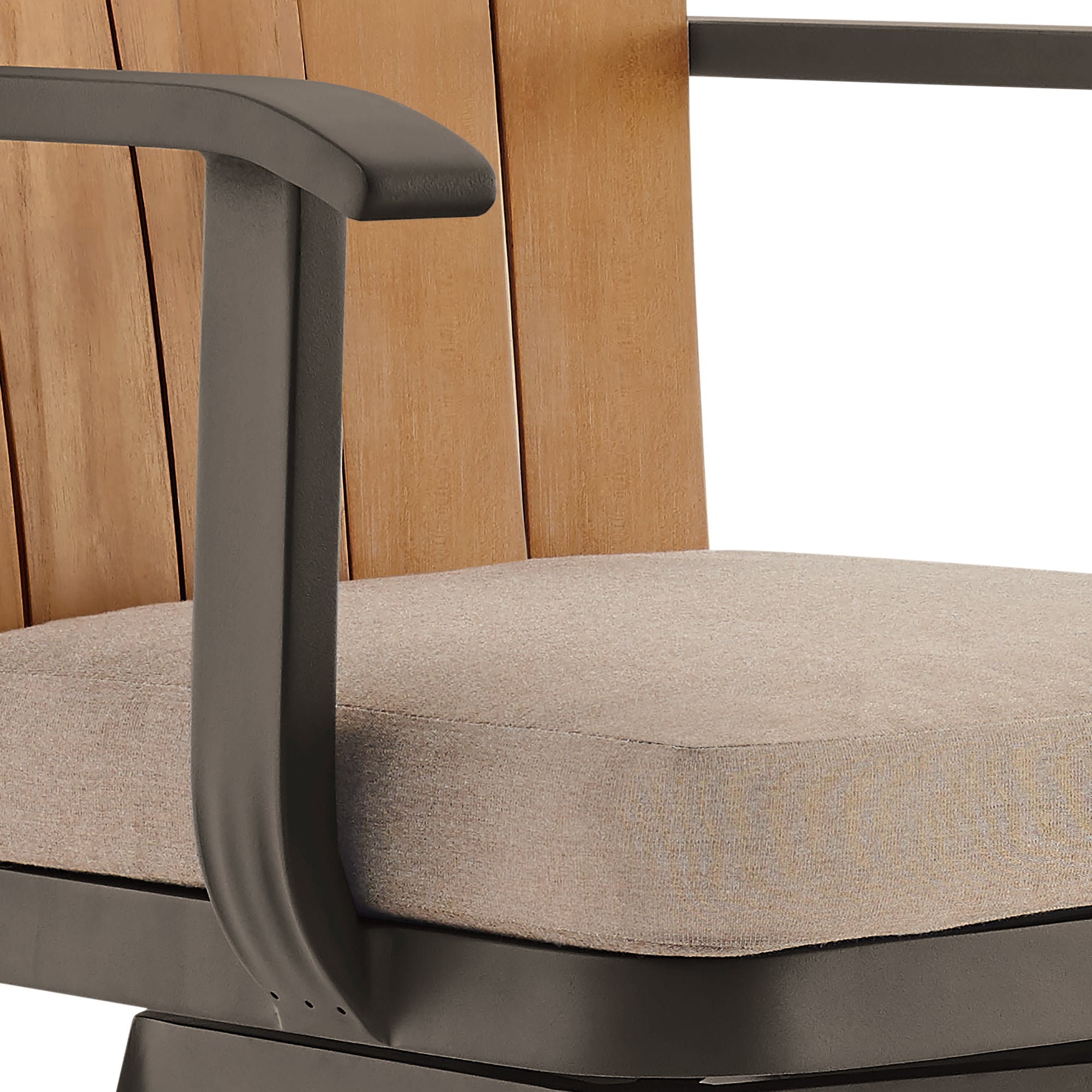 Armen Living Hazel Outdoor Counter-Height Stool