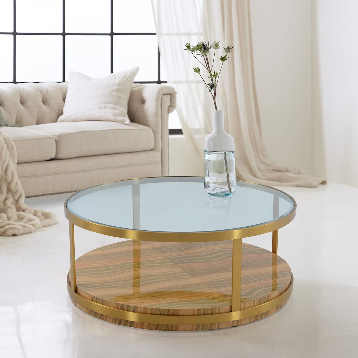 Armen Living Hattie Coffee Table