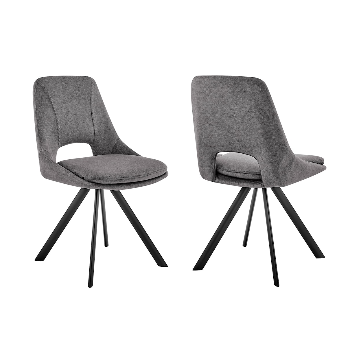 Armen Living Lexi Set of 2 Side Chairs