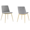 Armen Living Messina Set of 2 Dining Chairs
