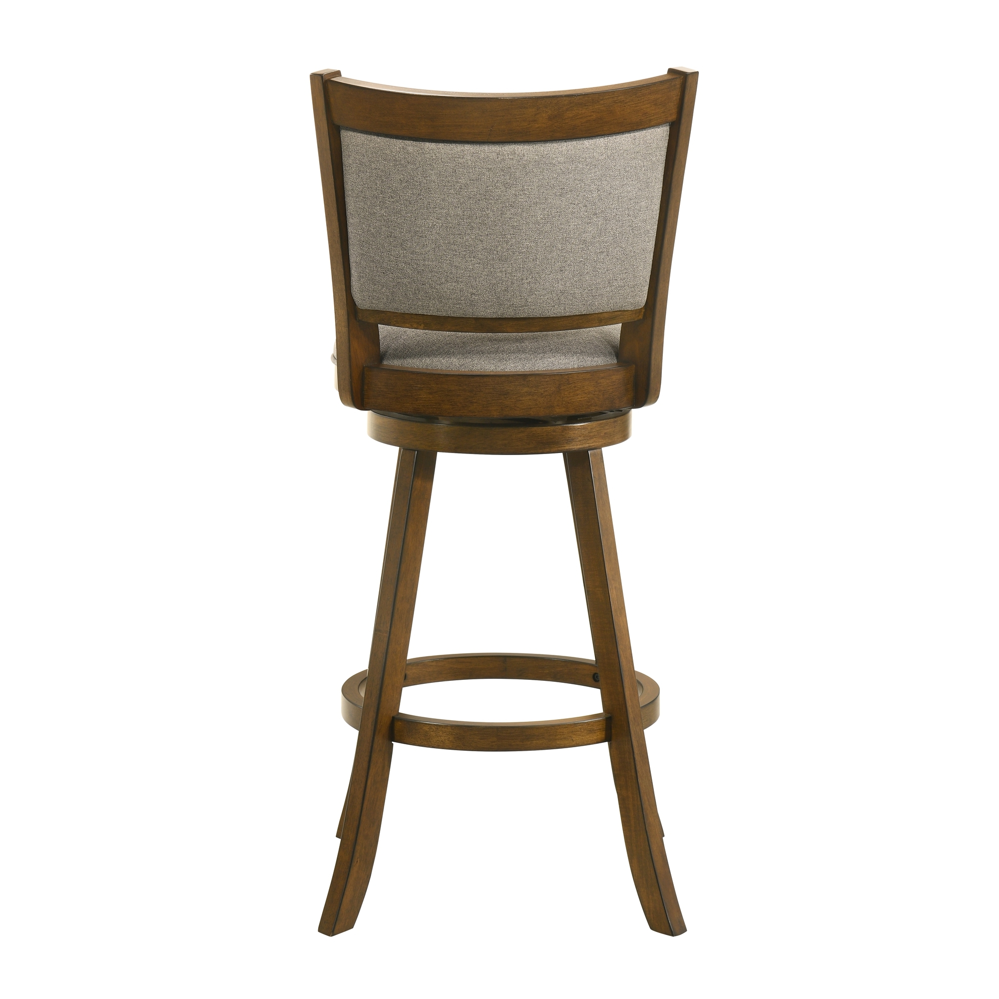 Upholstered Bar-Height Swivel Stool
