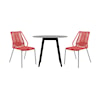 Armen Living Syndey / Clip 3-Piece Outdoor Dining Set