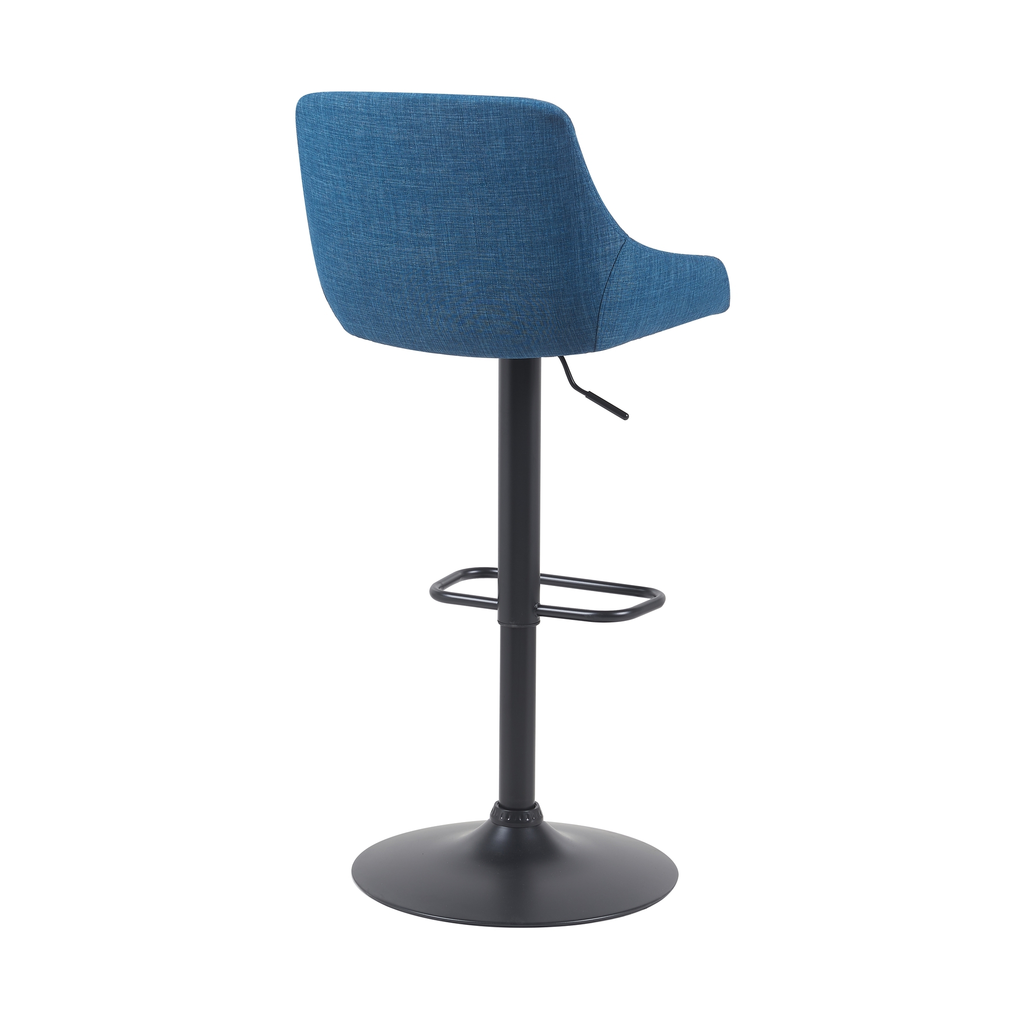 Upholstered Adjustable Swivel Barstool