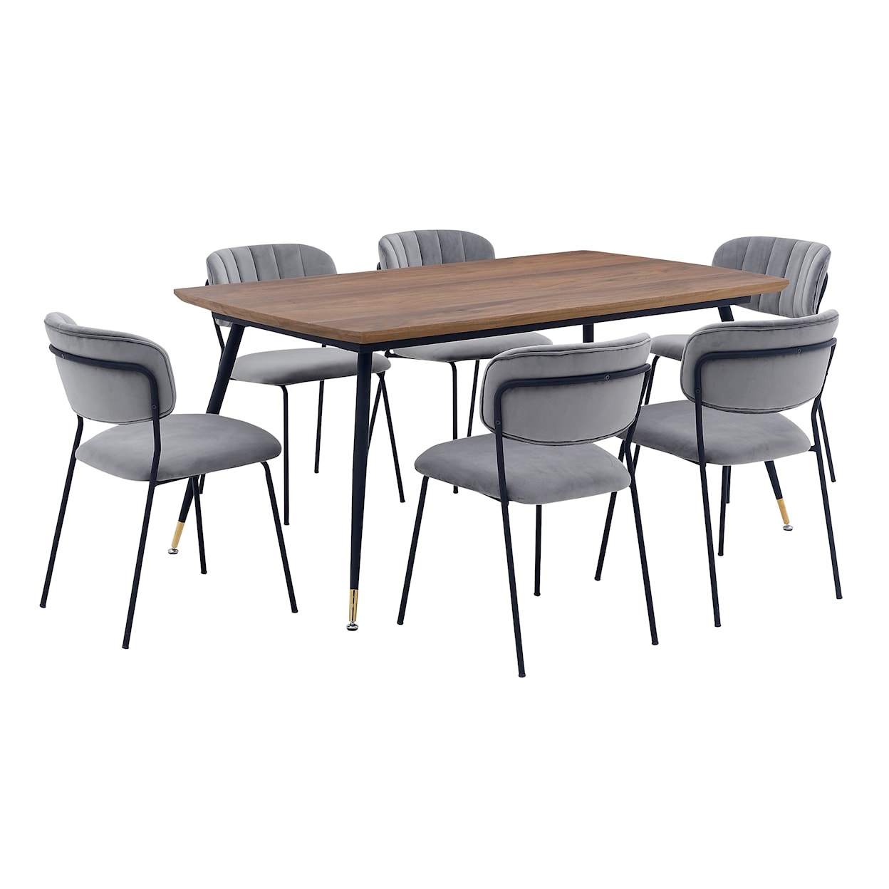 Armen Living Messina/Carlo Dining Set