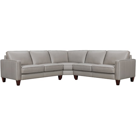 3-Piece Leather Sectional