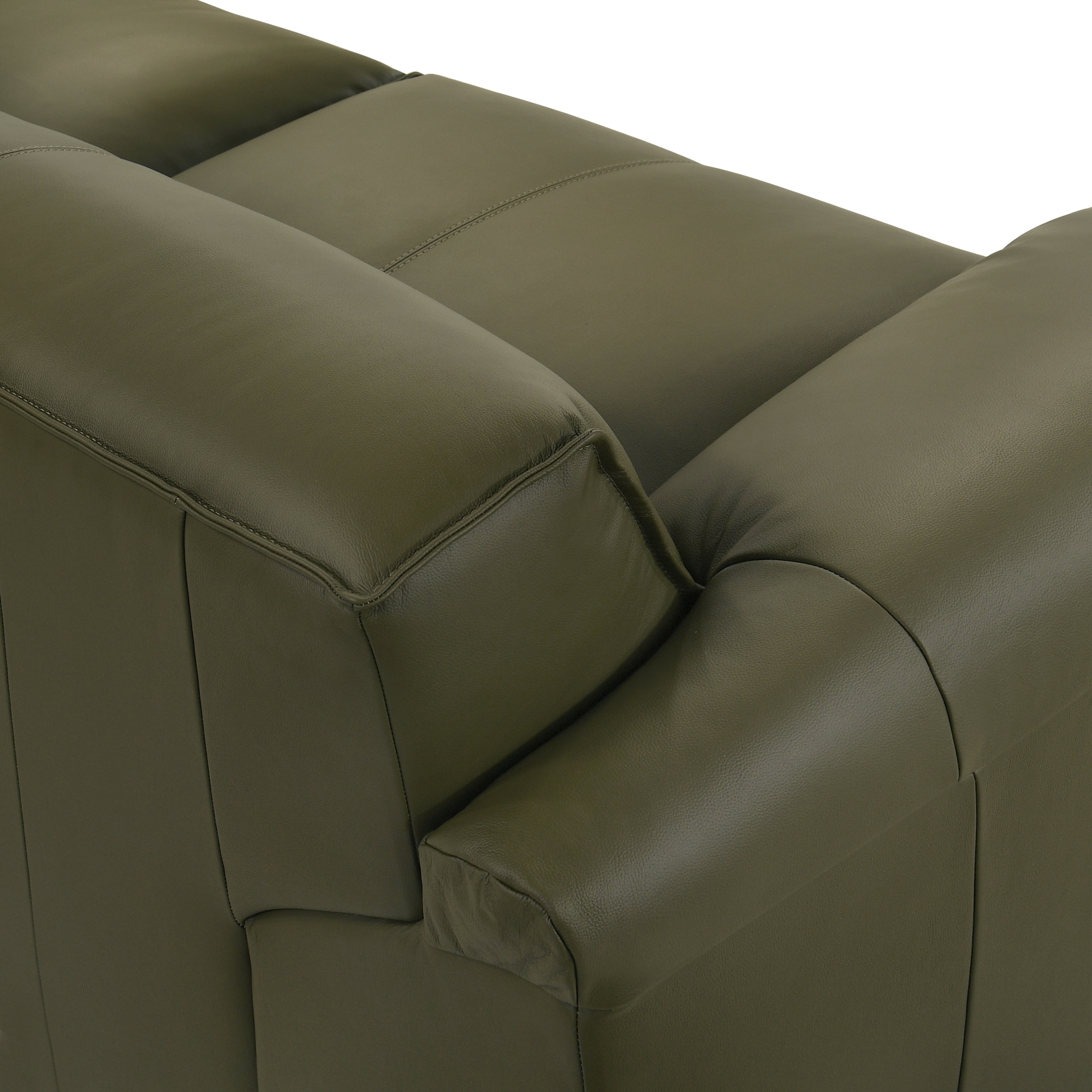 Armen Living Tanner 2-pc. Top-Grain Leather Living Room Set