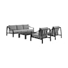 Armen Living Mongo 4-Piece Outdoor Set