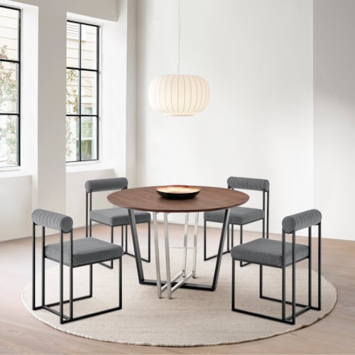 Modern 5-Piece Dining Set