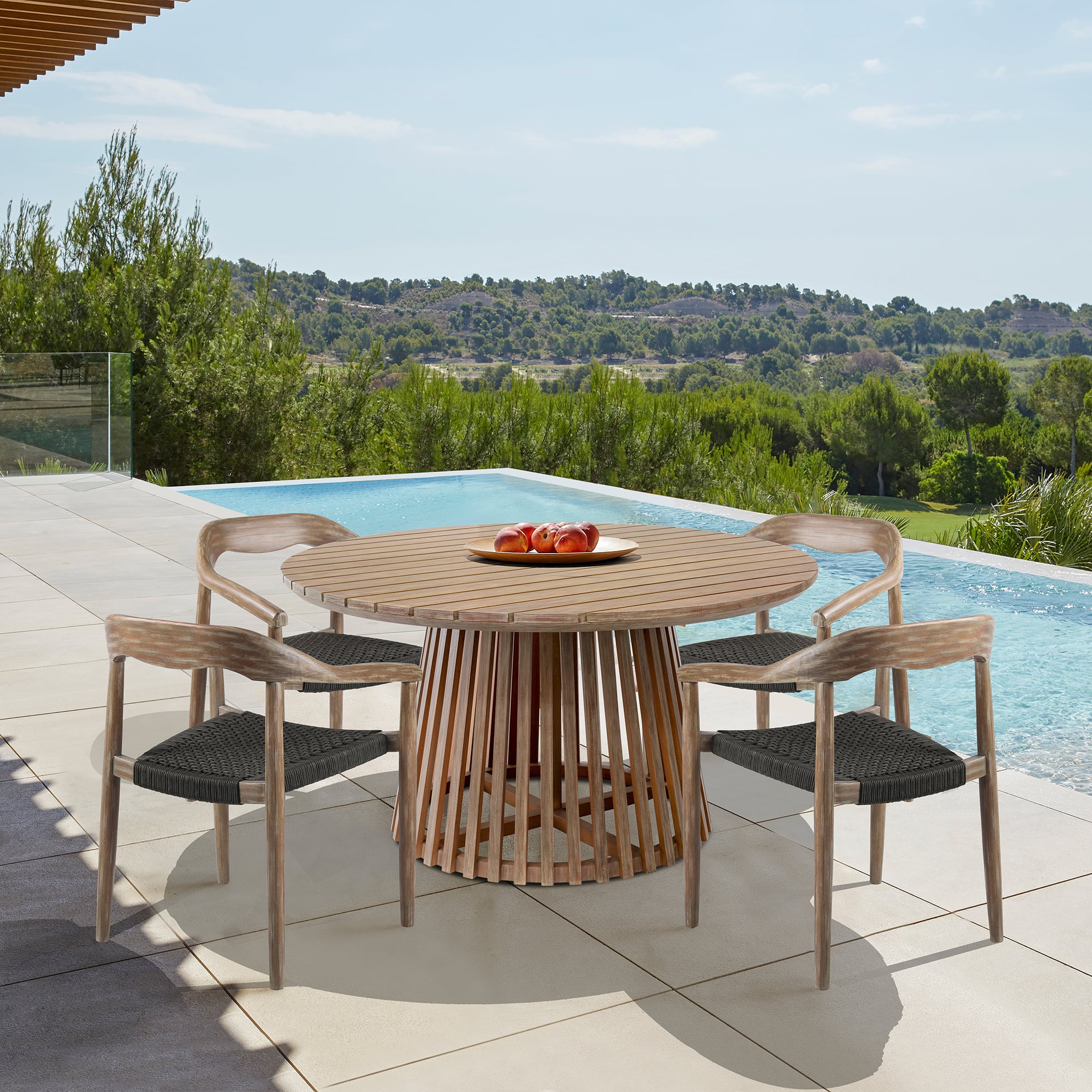 Armen Living Escondido / Santo Outdoor Dining Set