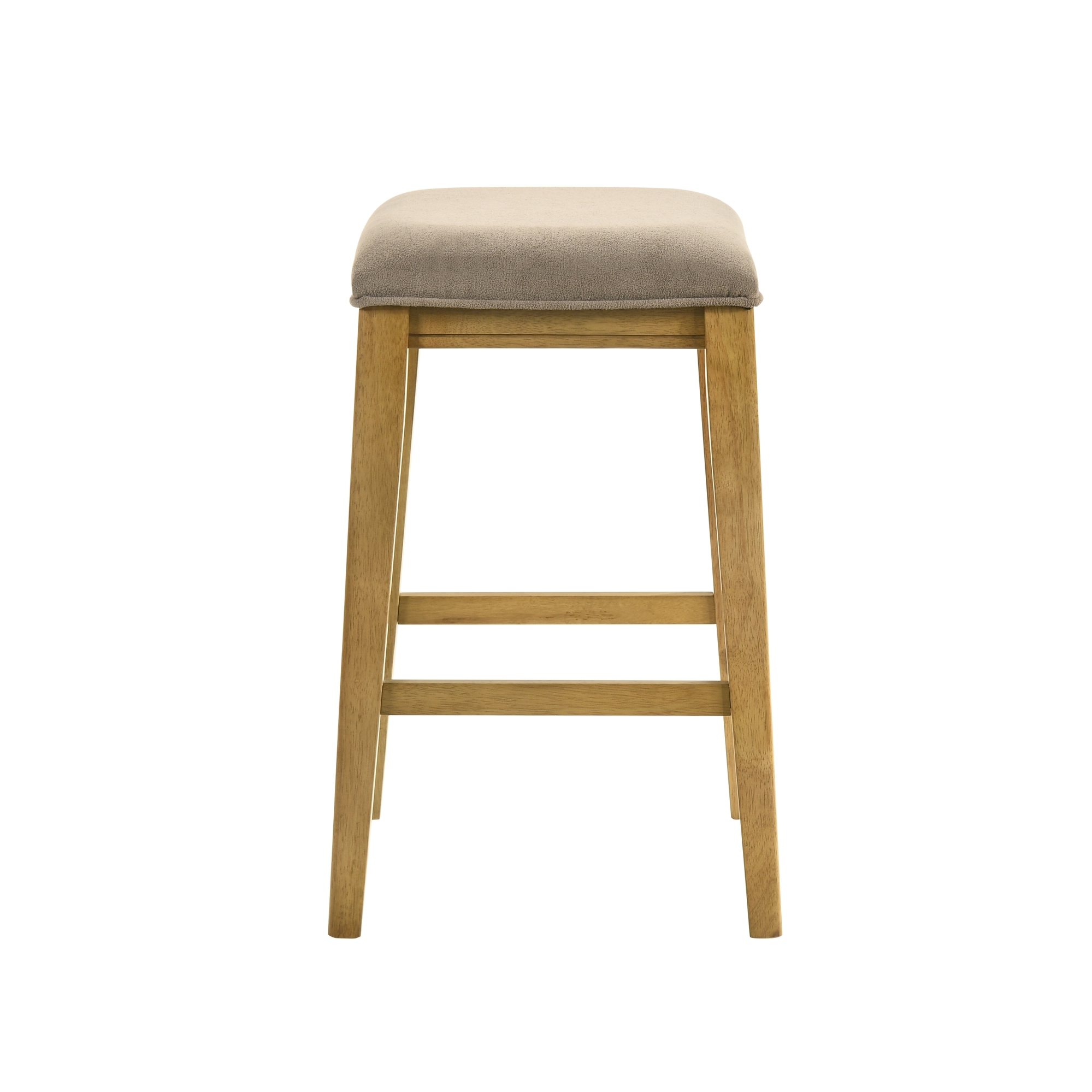 Armen Living Jane Upholstered Backless Counter Stool