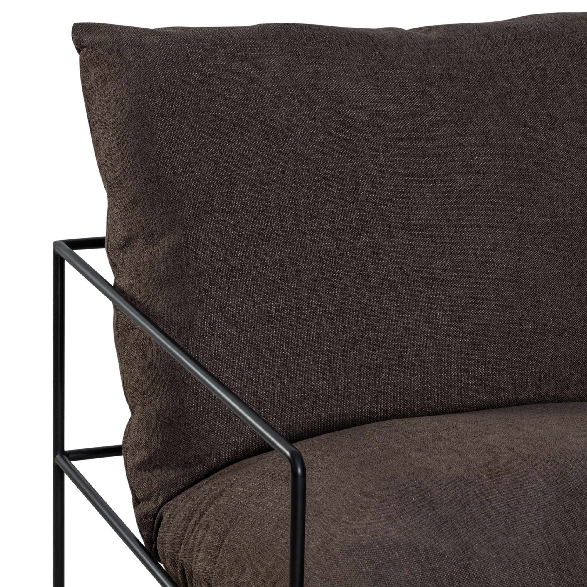 Armen Living Rogan Modern Industrial Accent Chair
