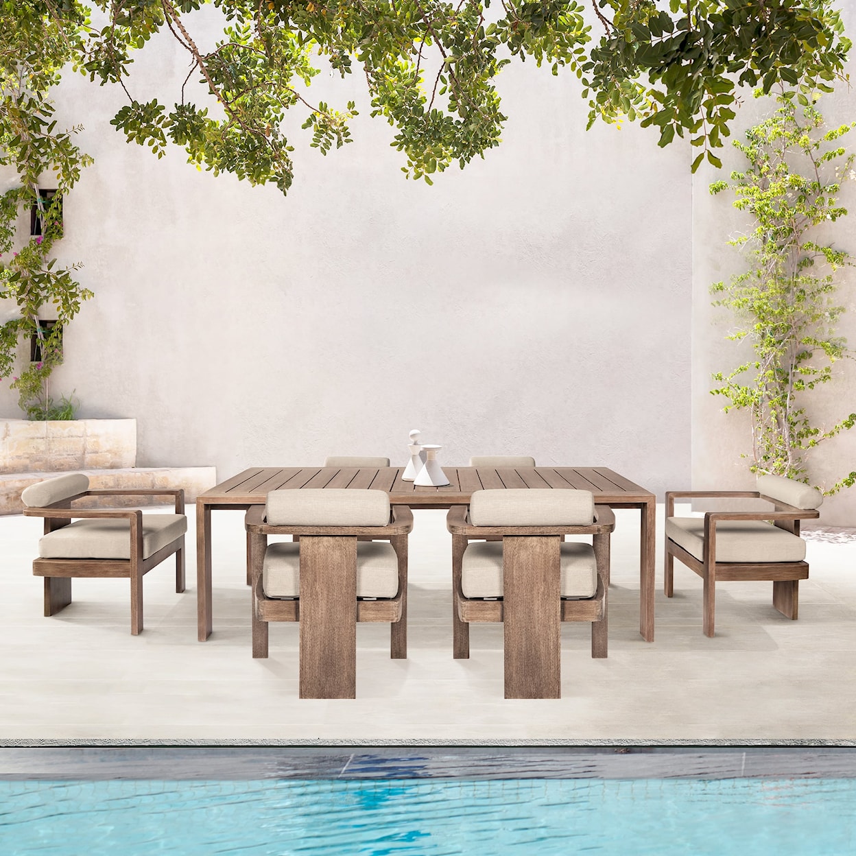 Armen Living Relic Outdoor Dining Set