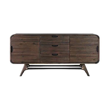 Contemporary 3-Drawer Sideboard Buffet