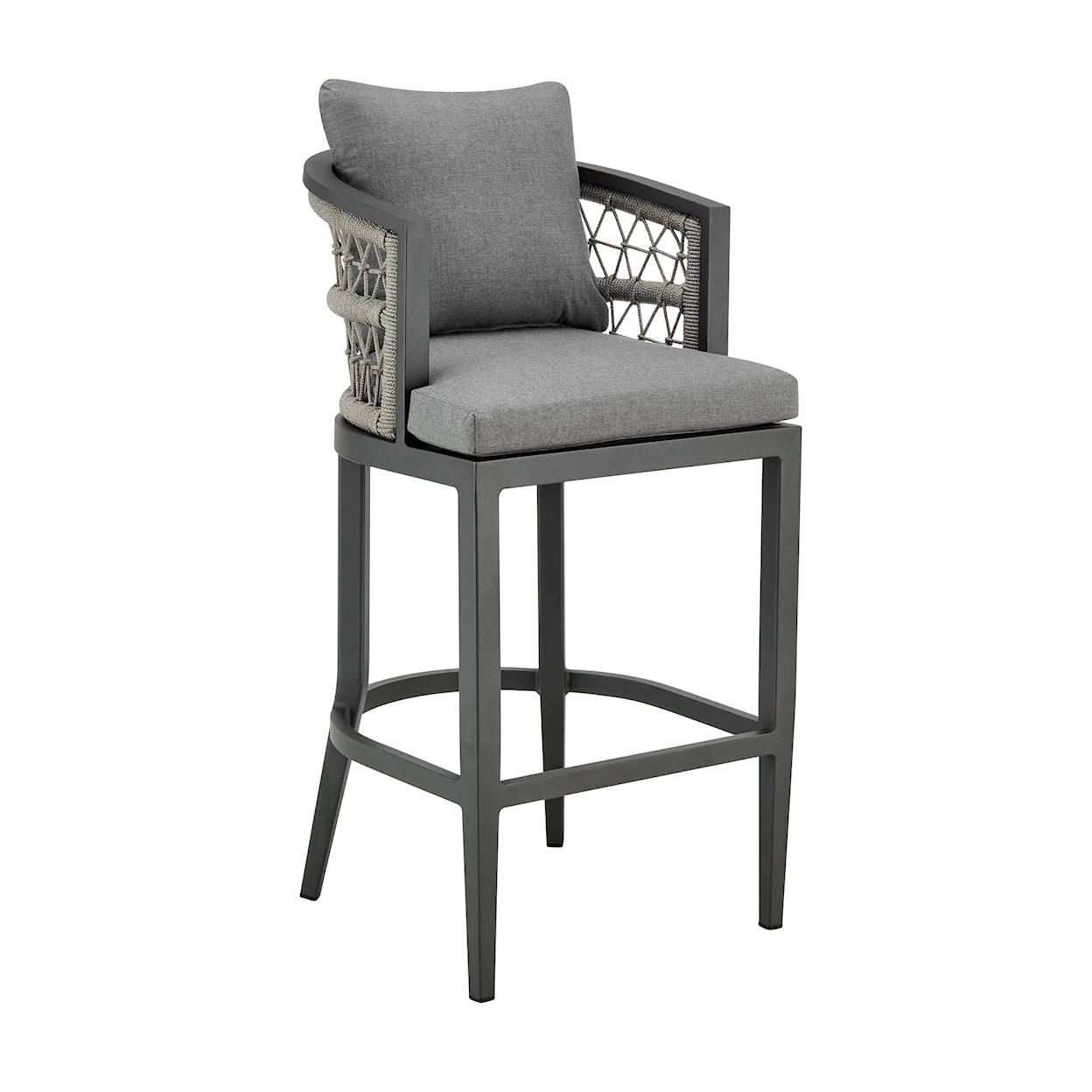 Armen Living Zella Outdoor Barstool