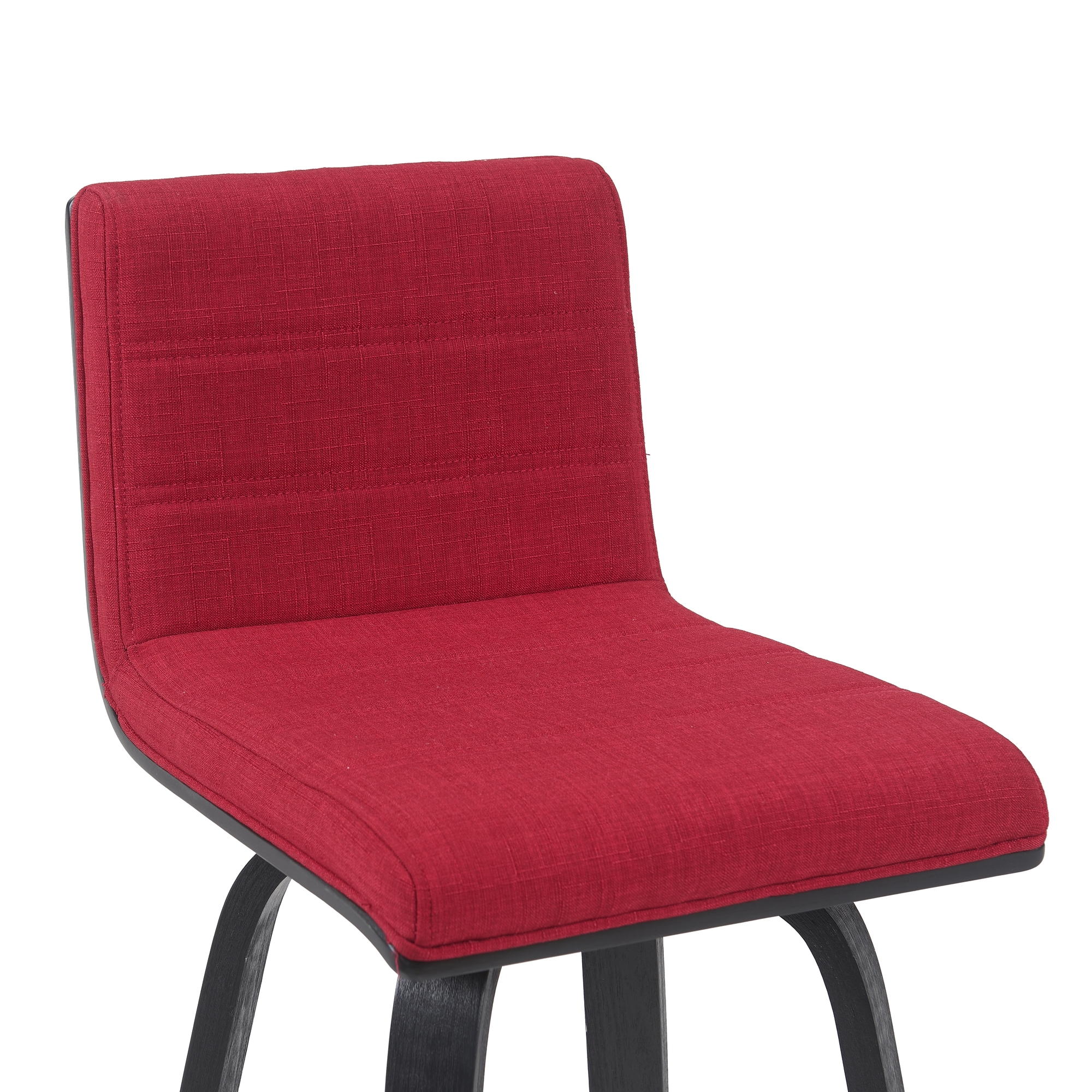 Armen Living Vienna Upholstered Swivel Barstool