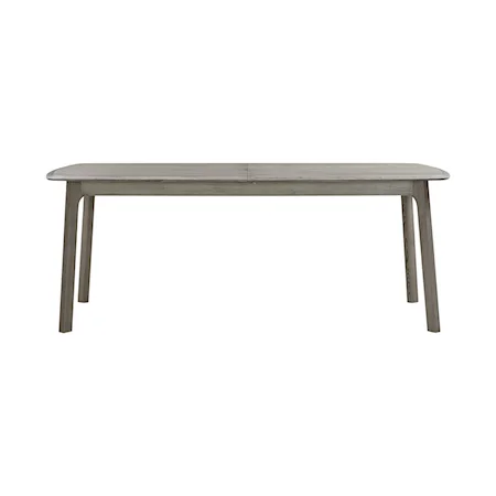 Contemporary Extendable Rectangle 98" Dining Table