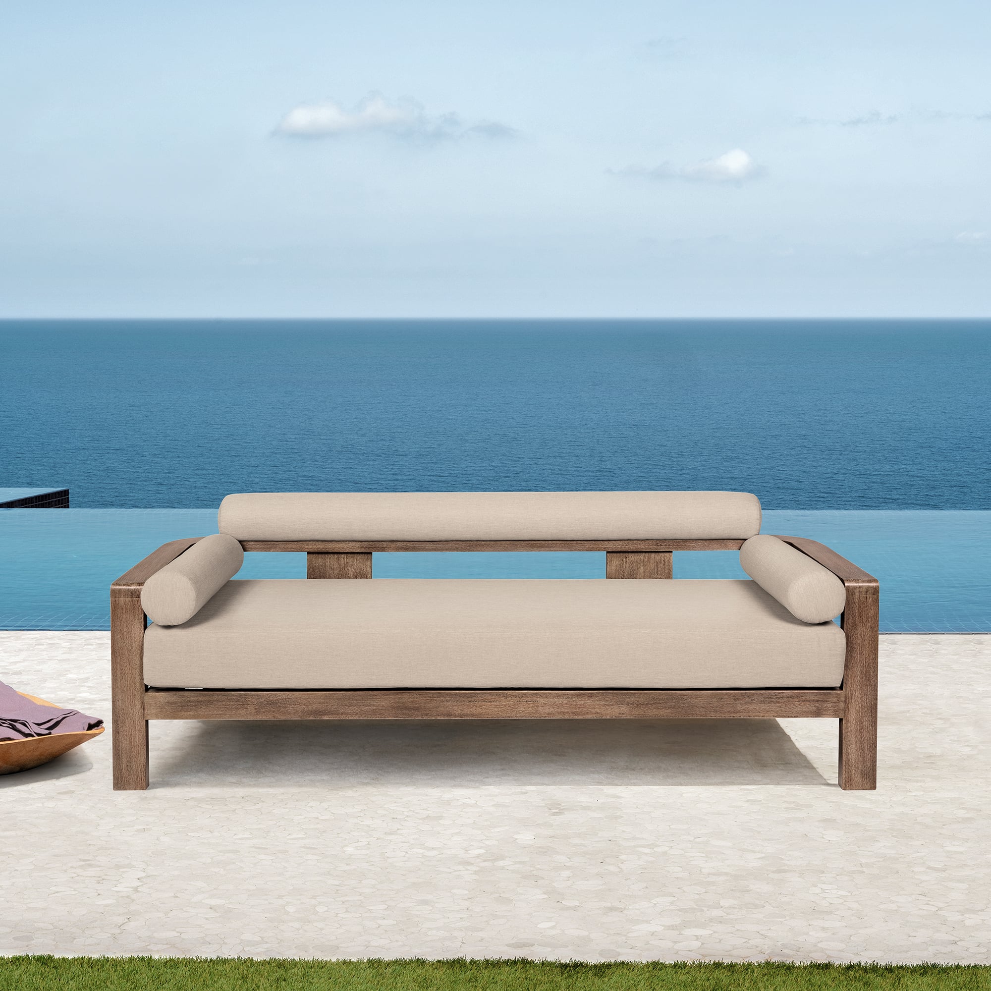 Armen Living Relic Outdoor Sofa