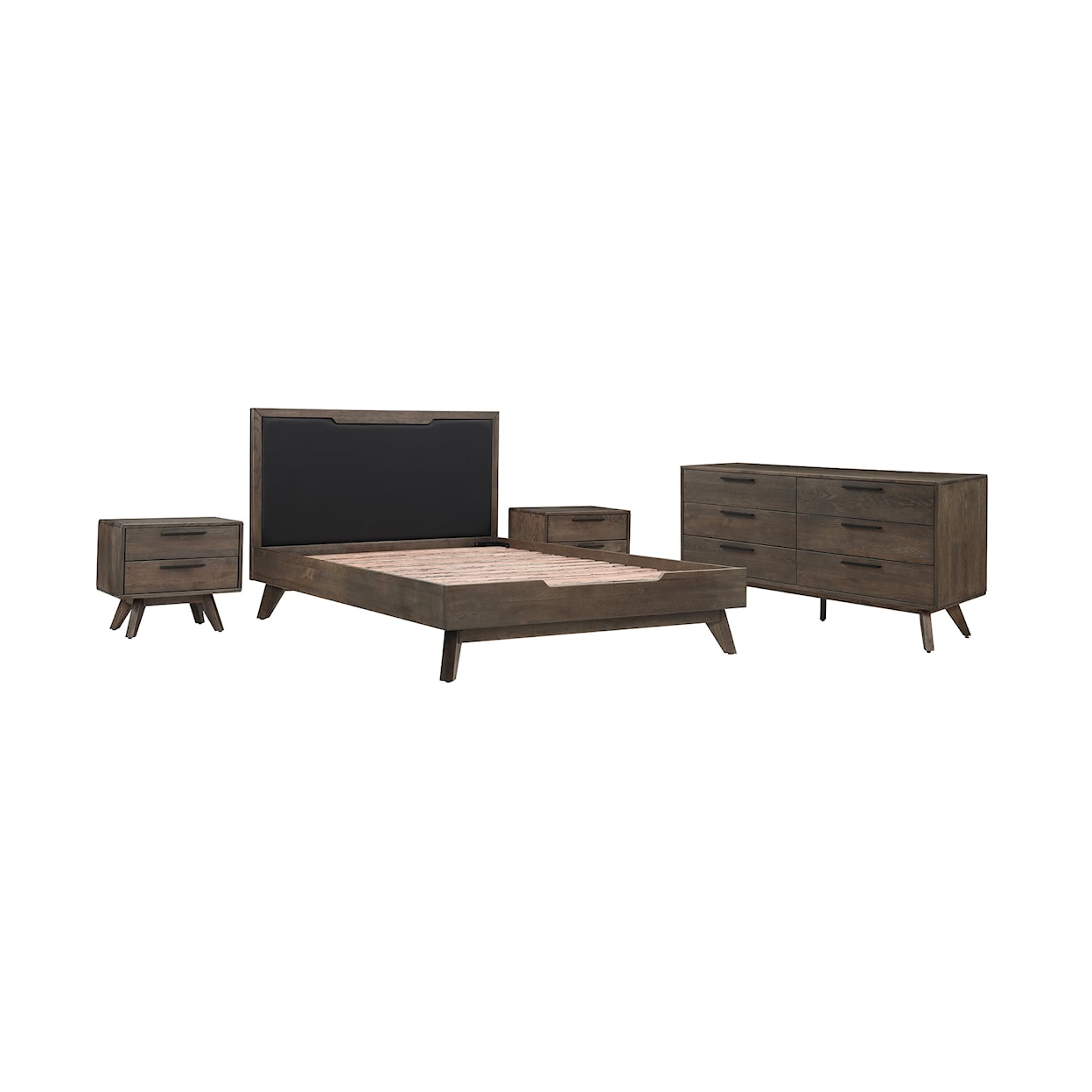 Armen Living Astoria 4pc Bedroom Set