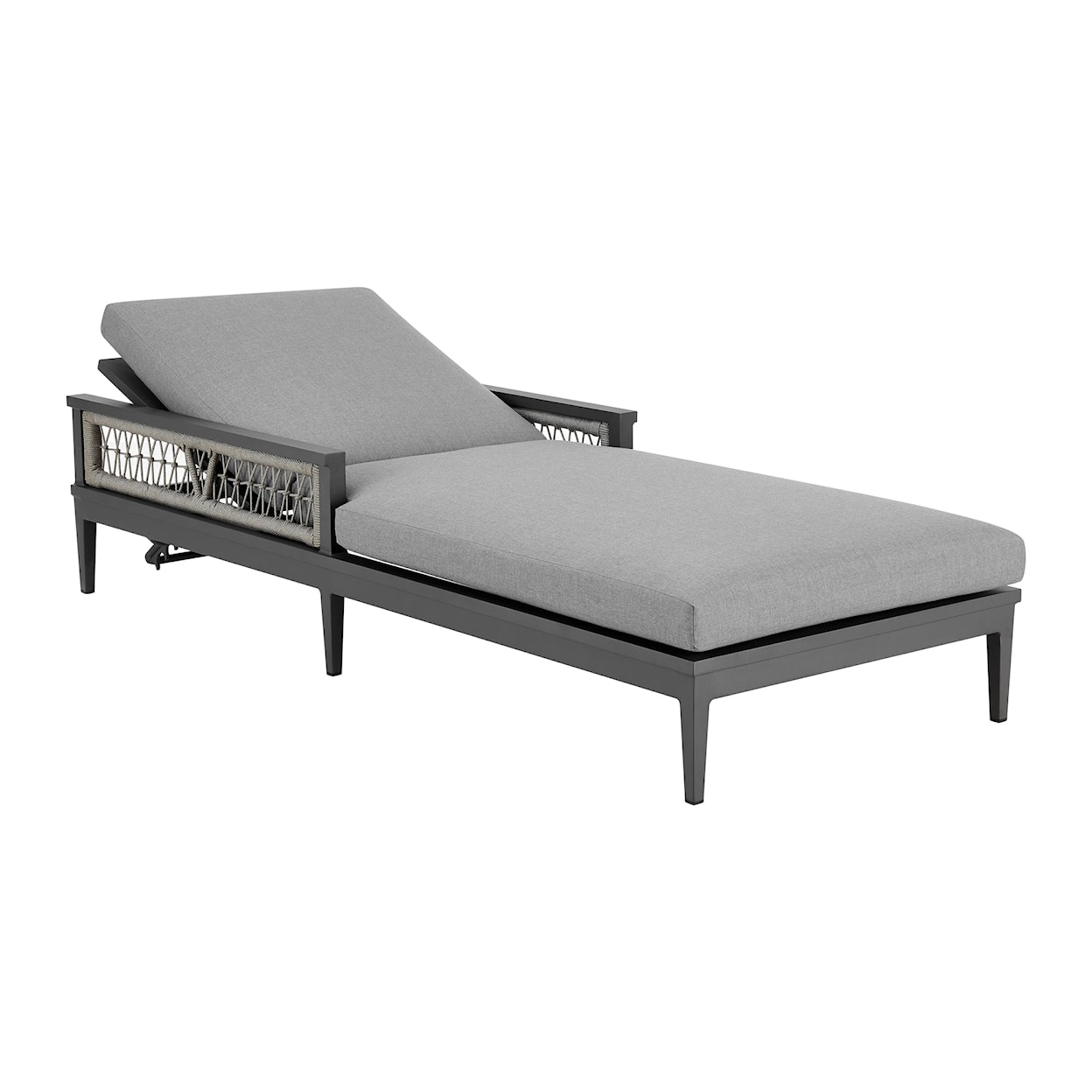 Armen Living Zella Outdoor Chaise Lounge