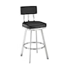 Armen Living Benjamin Black Barstool