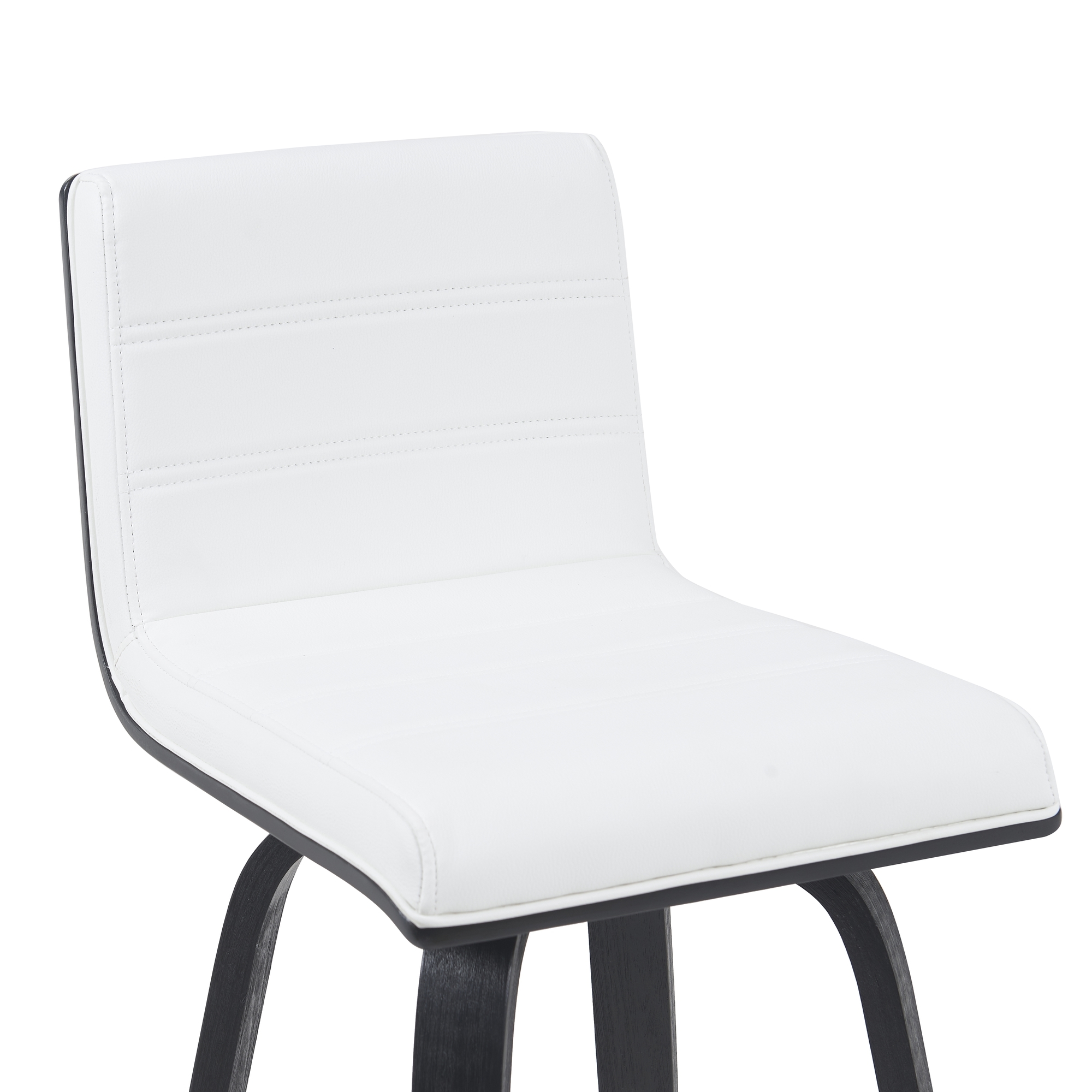 Armen Living Vienna Upholstered Swivel Barstool