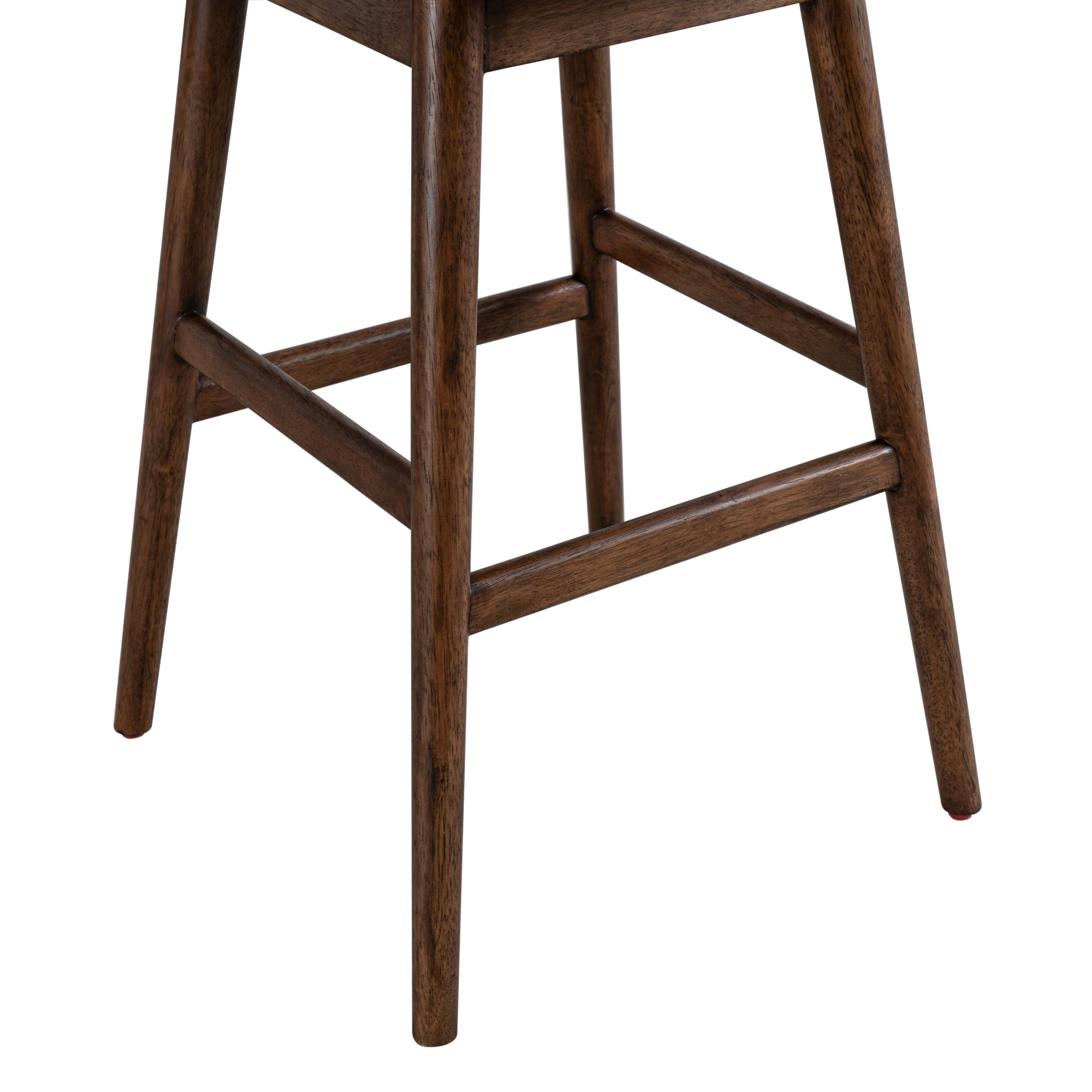 Armen Living Sadie Upholstered Solid Wood Swivel Barstool