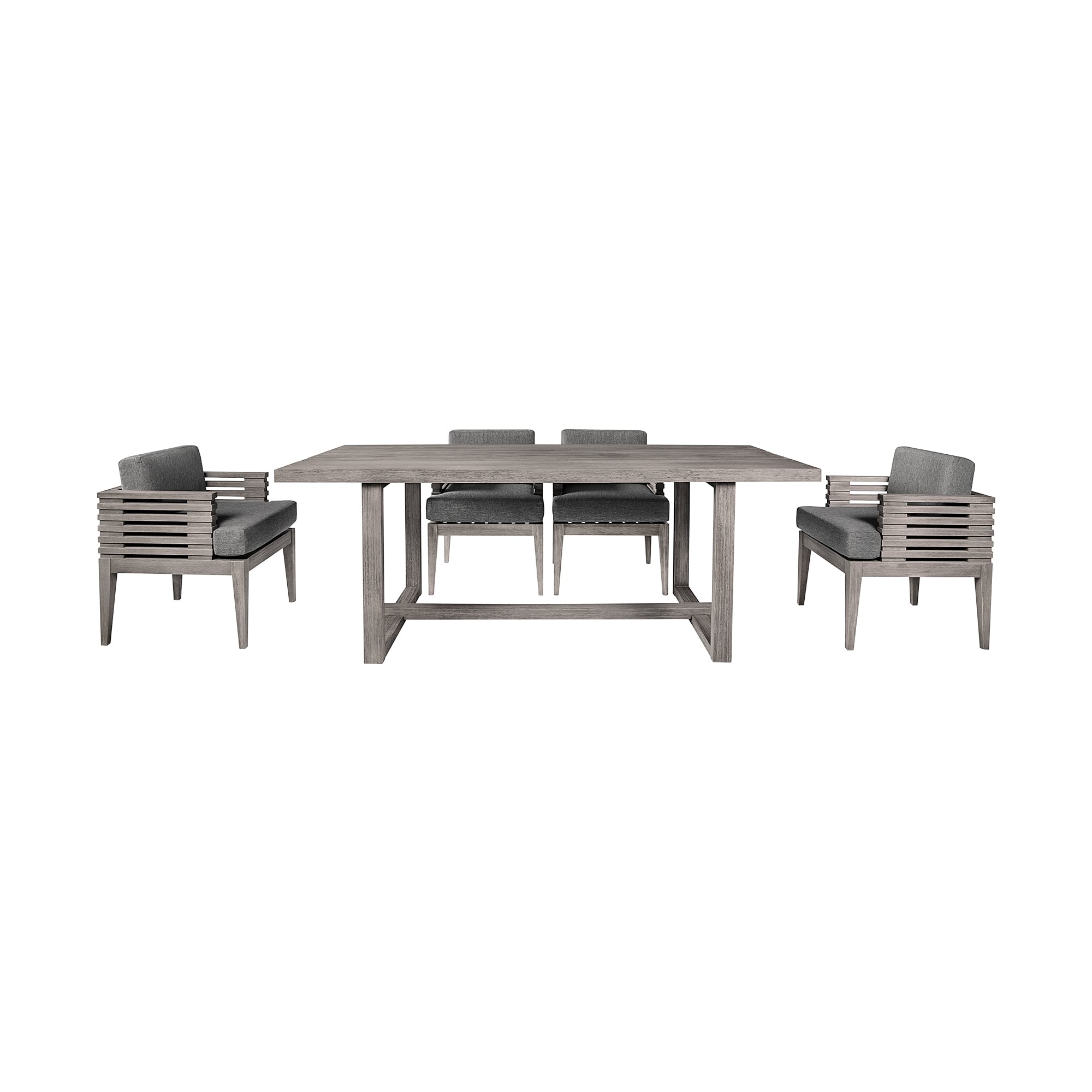 Armen Living Vivid Outdoor 5-Piece Dining Set