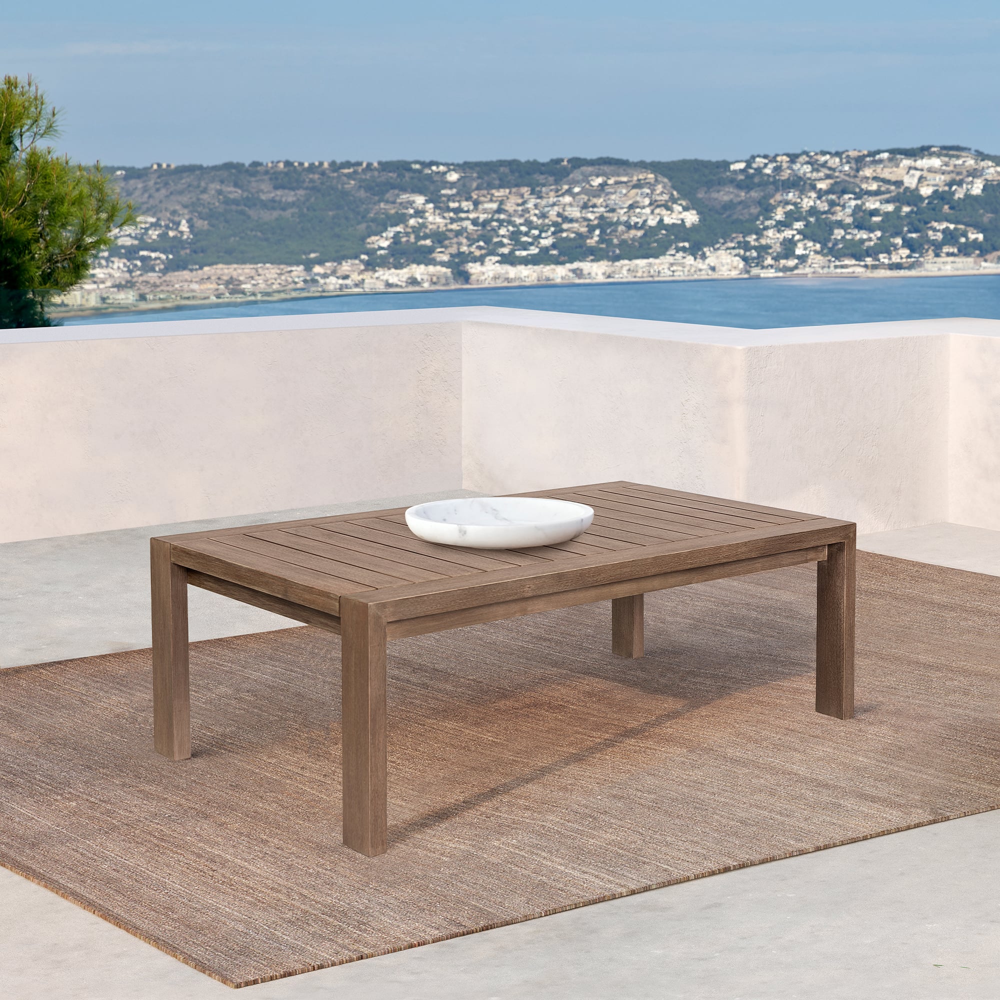 Armen Living Relic Outdoor Coffee Table