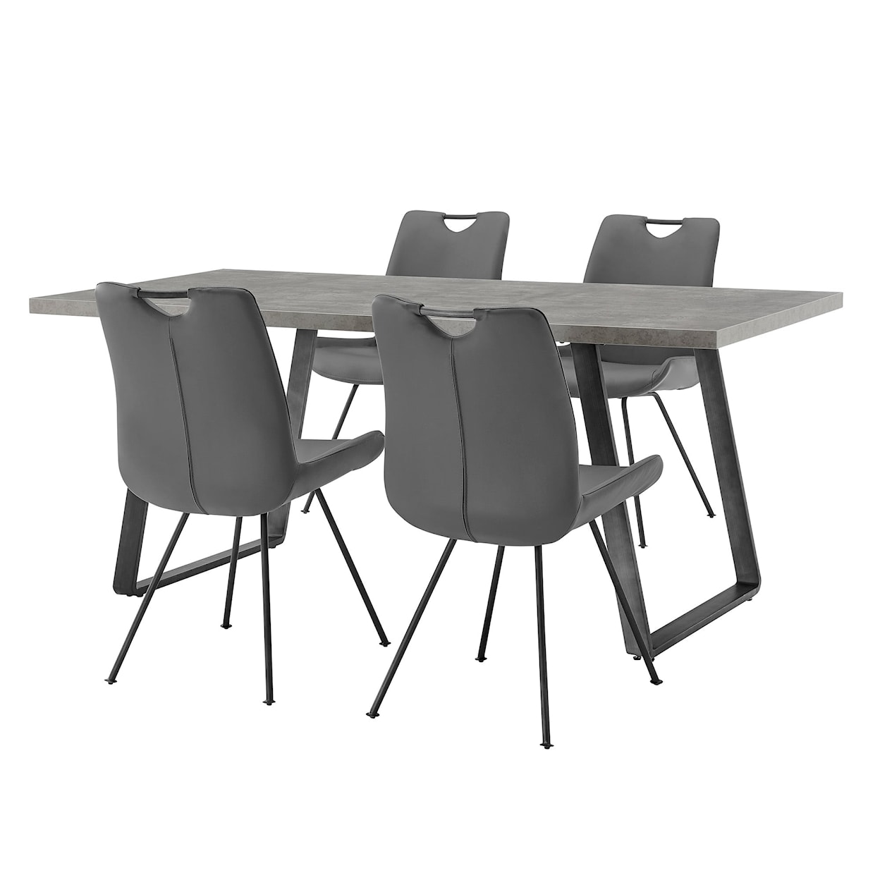 Armen Living Coronado 5-Piece Dining Set