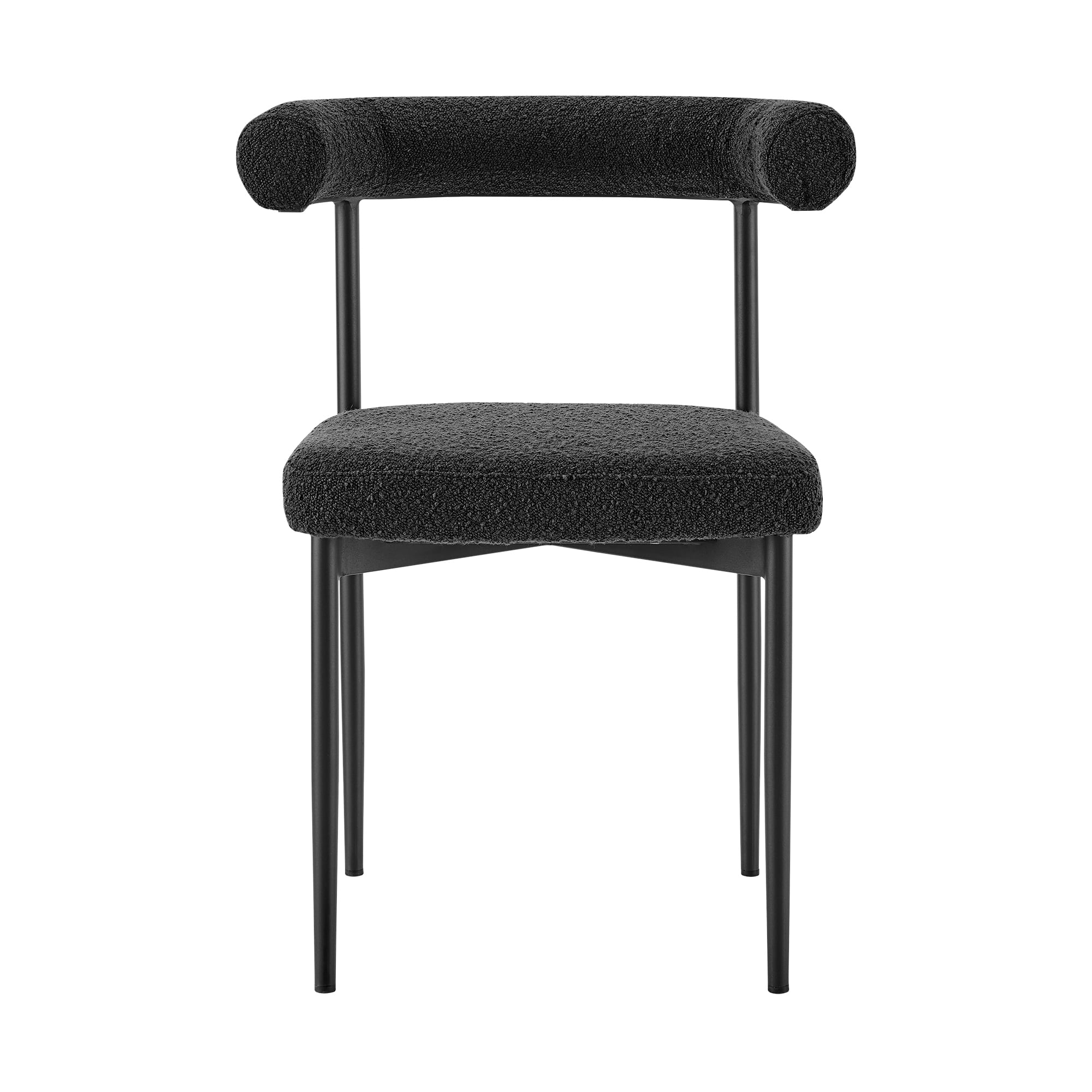 Armen Living Veronica / Shannon 5-Piece Round Dining Table Set