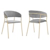 Armen Living Nara Set of 2 Dining Chairs