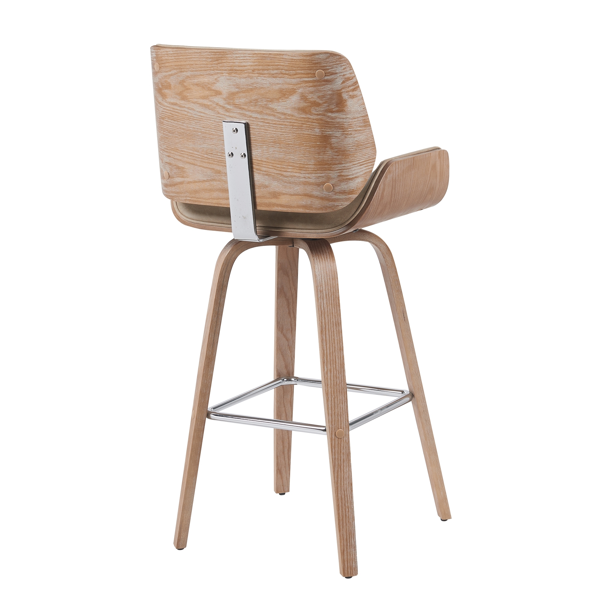 Upholstered Swivel Bar Chair