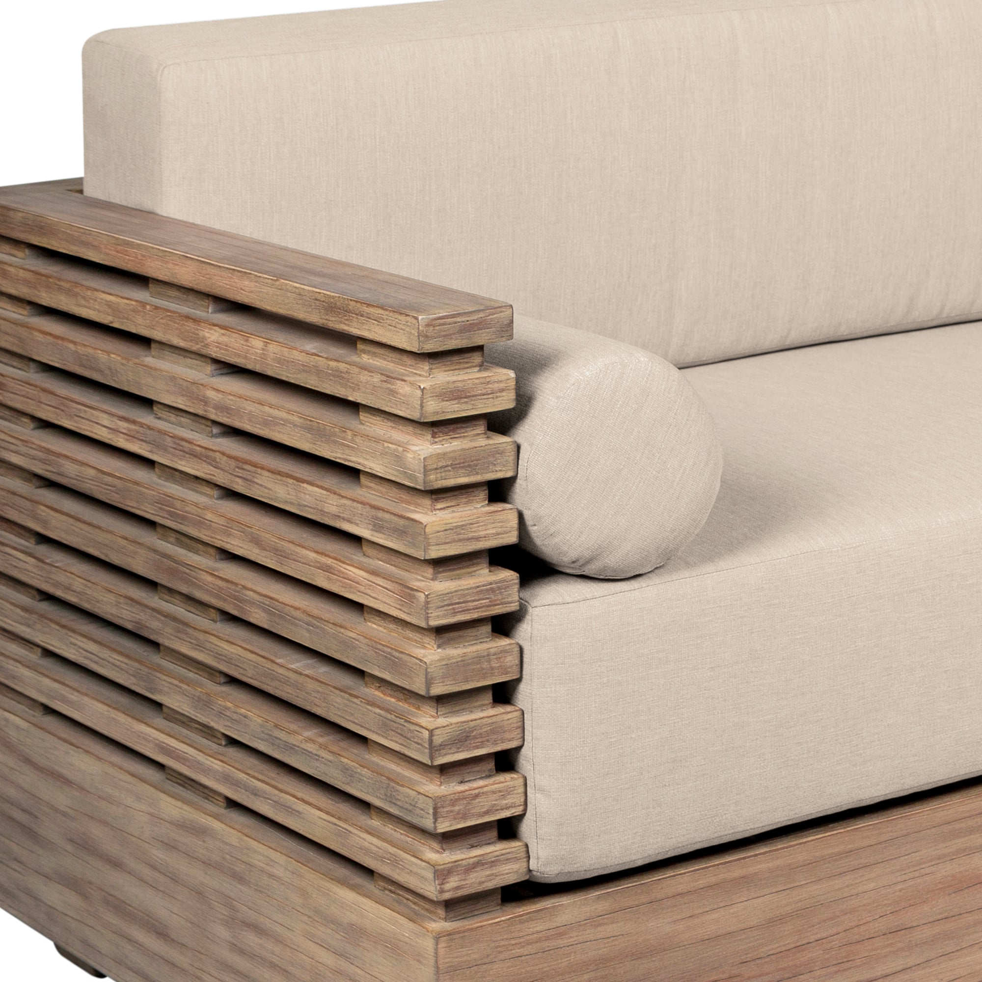 Armen Living Vivid Outdoor 2-Cushion Sofa