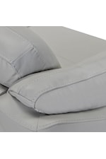 Armen Living Franz Mid-Century Modern Genuine Leather Sofa