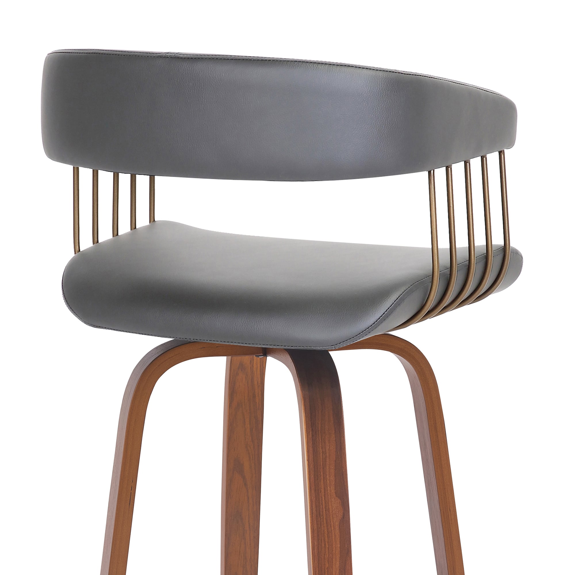 Armen Living Topanga Swivel Bar Stool