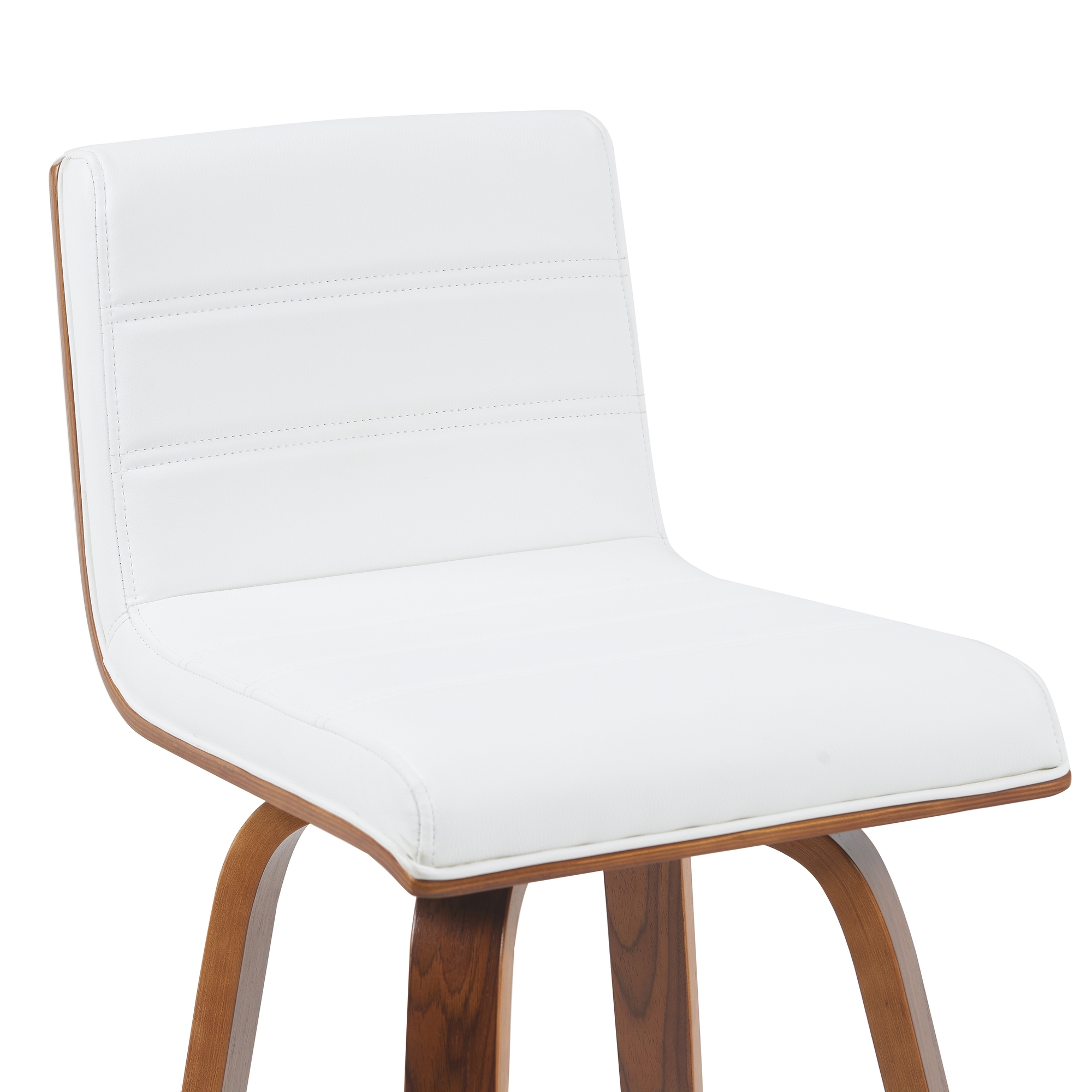 Armen Living Vienna Upholstered Swivel Counter Stool