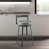 Armen Living Neura Swivel Bar Stool